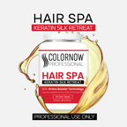 Colornow Hair Spa Keratin Silk Retreat 1000 ml & Silkshield Pro Hair Serum 100ml