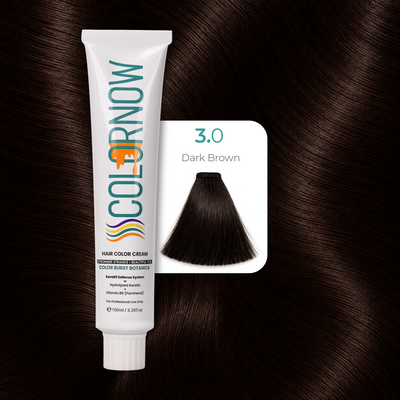 Colornow Hair Color Cream Shade 3.0 Dark Brown