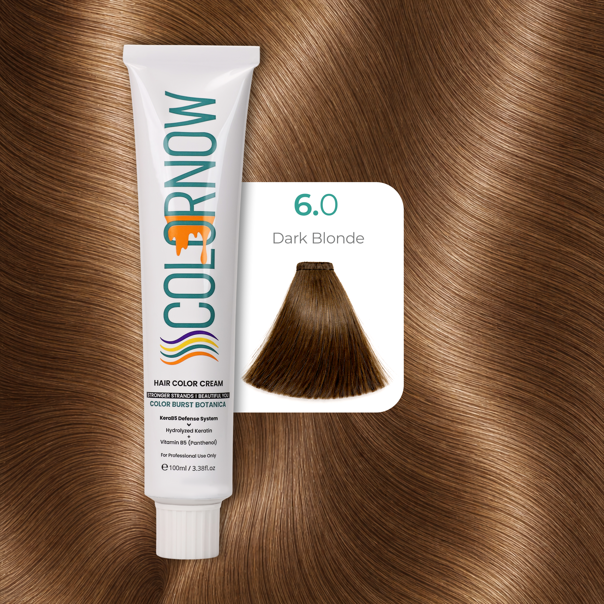 Colornow Hair Color Cream Shade 6.0 Dark Blonde