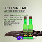COLORNOW Gel Fruit Hair Color Brown 500x2 ML