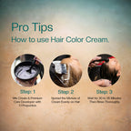 Colornow Hair Color Cream Shade 5.5 Light Brown Mahogany