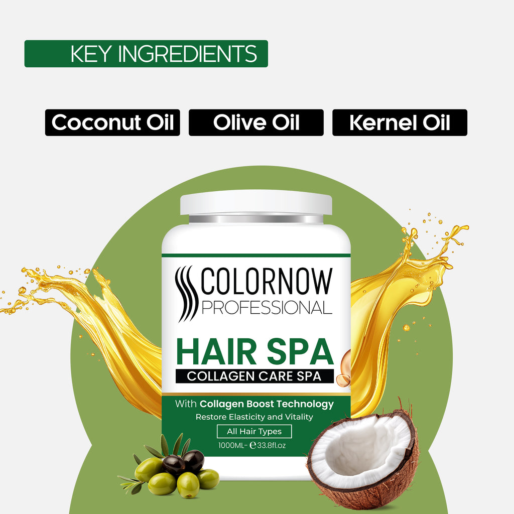 Collagen Hair Care Spa 1000ml & Silkshield Pro Hair Serum 250ml