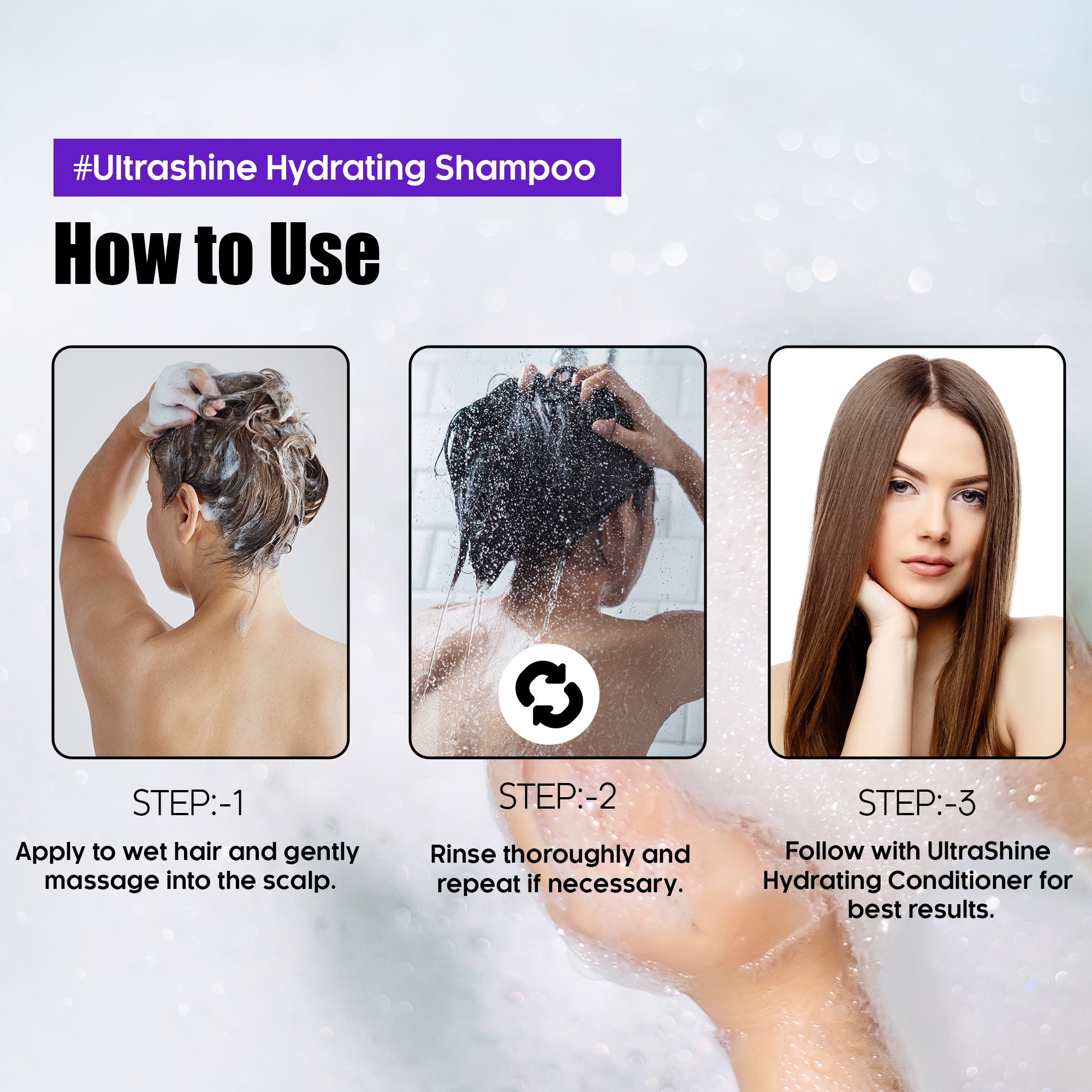 Ultra Shine Hydrating Shampoo 250ml